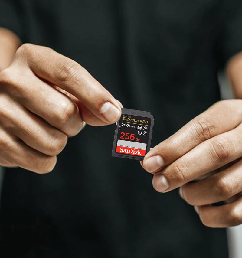 SanDisk SD Card Extreme PRO Memory Card High Speed up to 200MB/s U3 4K UHD Video C10 V30 SDHC and SDXC UHS-I Cards for Camera